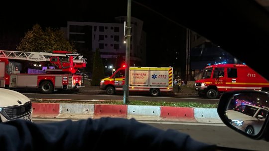 Exercițiu al pompierilor brașoveni la Spitalul Județean (FOTO)