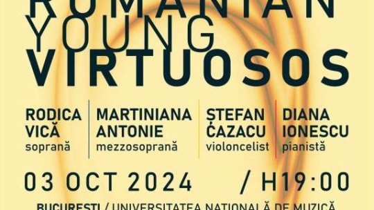 Lucrarea ''Elegie'', compusă de Regele Mihai, interpretată în turneul naţional ''Romanian Young Virtuosos''