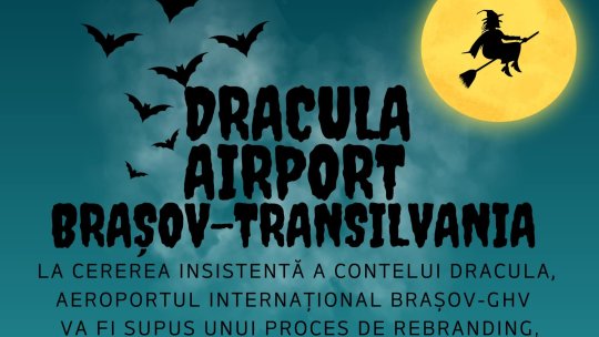 Rebranding de Halloween la Aeroportul Brașov
