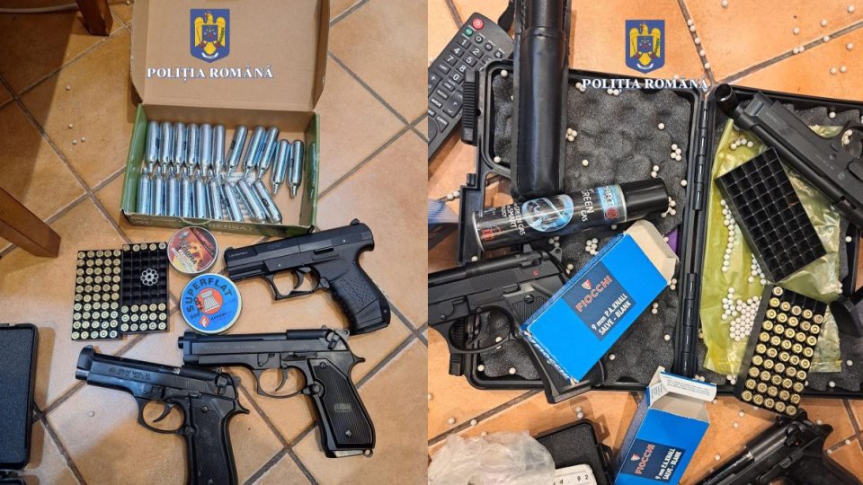VIDEO Peste 300 de percheziţii la persoane cercetate pentru nerespectarea regimului armelor şi muniţiilor