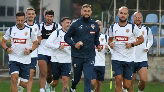 Naționala României de fotbal, primul antrenament de la reunirea lotului