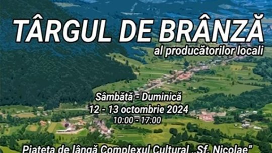 ”Târgul de Brânză”, în weekend, la Vama Buzăului
