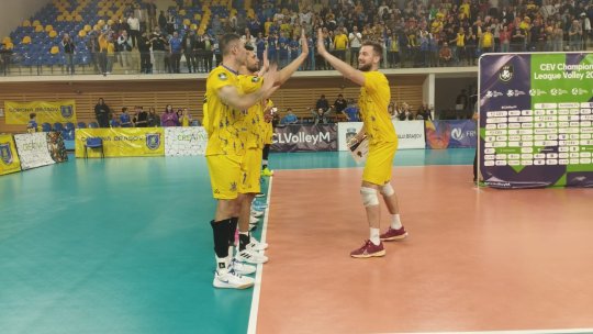 Volei masculin: Corona Brașov a revenit senzațional și s-a calificat în turul 3 al Ligii Campionilor