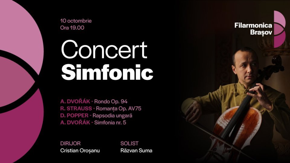 Concert simfonic extraordinar, joi seara, la Filarmonica Brașov