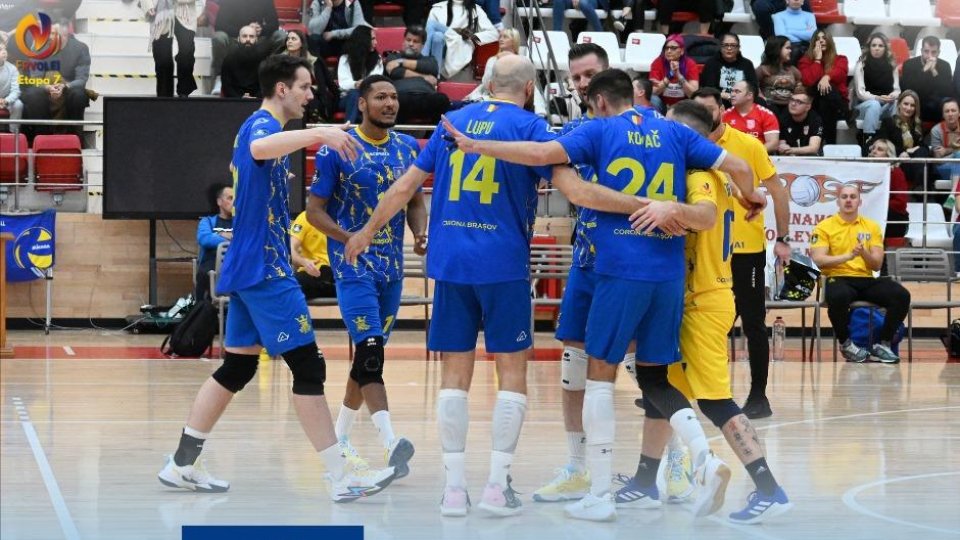 Volei: Dinamo București a produs prima înfrângere a campioanei Corona Brașov