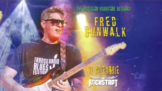 Concert Fred Sunwalk  - „The Brazilian Hurricane”, la Brașov. Poți câștiga bilete la Radio România Brașov
