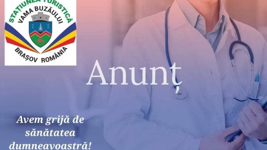 Analize medicale gratuite pentru locuitorii din Vama Buzăului