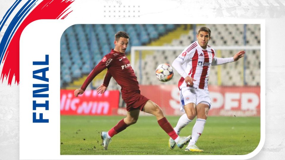 Fotbal. CFR Cluj, victorie în restanța cu Oțelul Galați