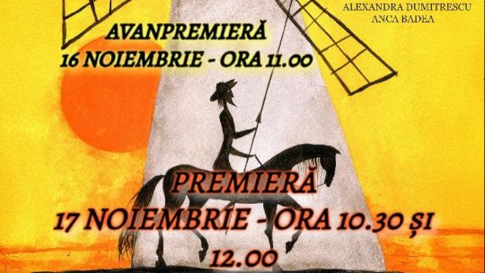 Prima premieră a stagiunii la Teatrul pentru copii Arlechino din Brașov