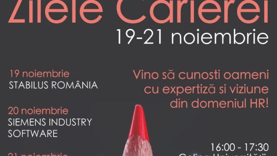 „Zilele Carierei”, la Universitatea Transilvania din Brașov