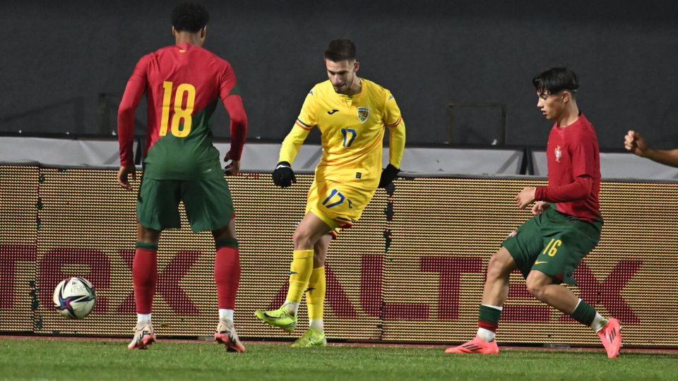 Fotbal. România, remiză cu Portugalia în Elite League U20