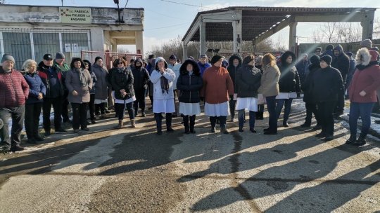 Angajații Fabricii de Pulberi Făgăraş, protest la Ministerul Economiei