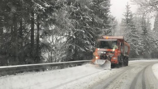 Drumarii brașoveni, pregătiți pentru codul galben de ninsori