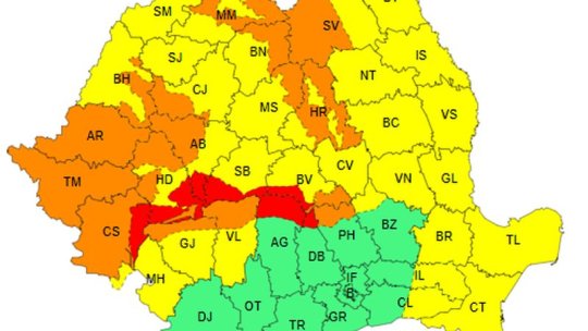 COD ROȘU de viscol în zona montană a județului Brașov!