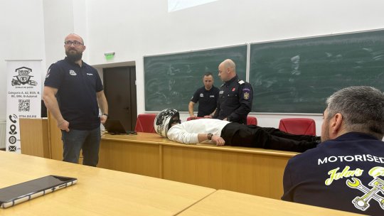 Motocicliștii brașoveni au fost față în față cu ISU Brașov și RAR