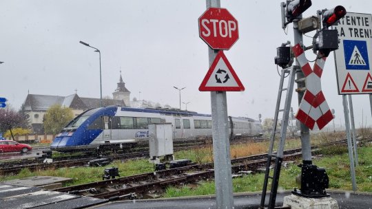 Traficul feroviar s-a desfăşurat în condiţii de iarnă