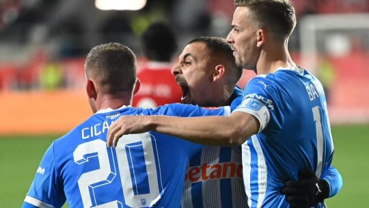 Fotbal. Universitatea Craiova, victorie la Arad