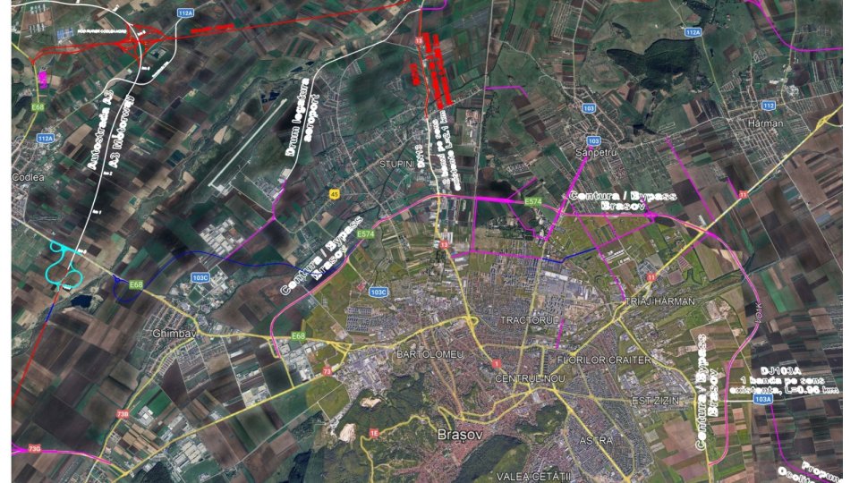 Soluții pentru fluidizarea traficului dintre Sânpetru și Brașov