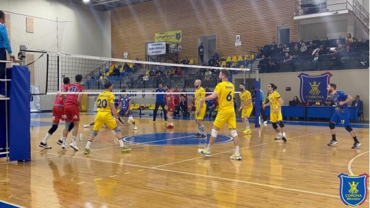 Volei masculin: Corona a pierdut primul meci de pe teren propriu din acest sezon