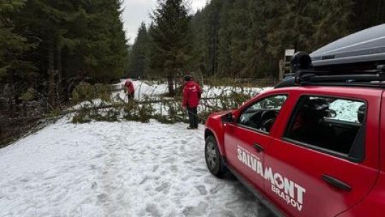 Zona Moieciu – Șaua Strunga, patrulată de salvamontiști pentru siguranța turiștilor