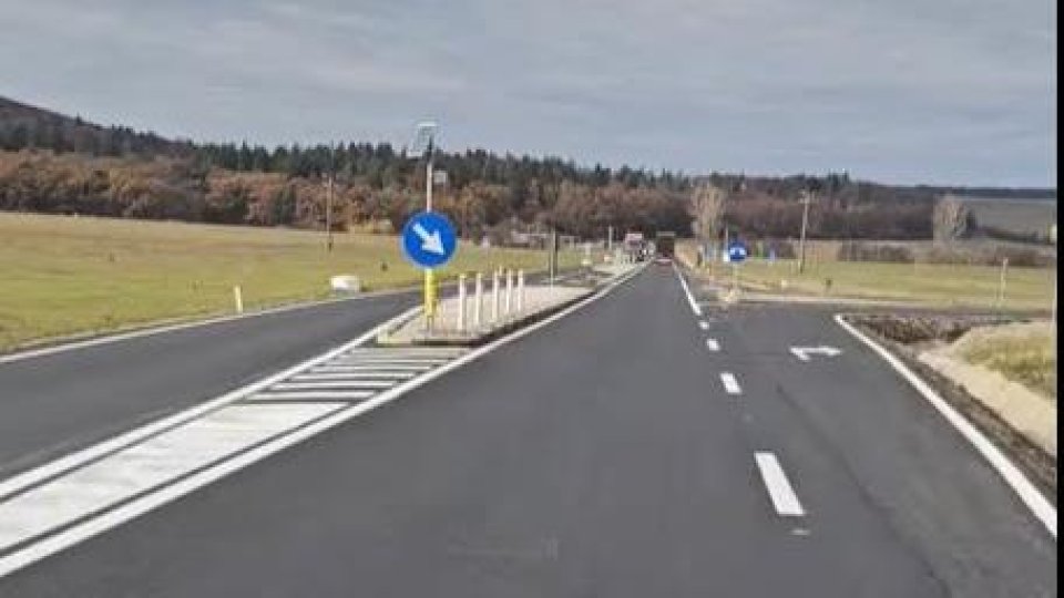 Asfalt nou între Codlea și Vlădeni