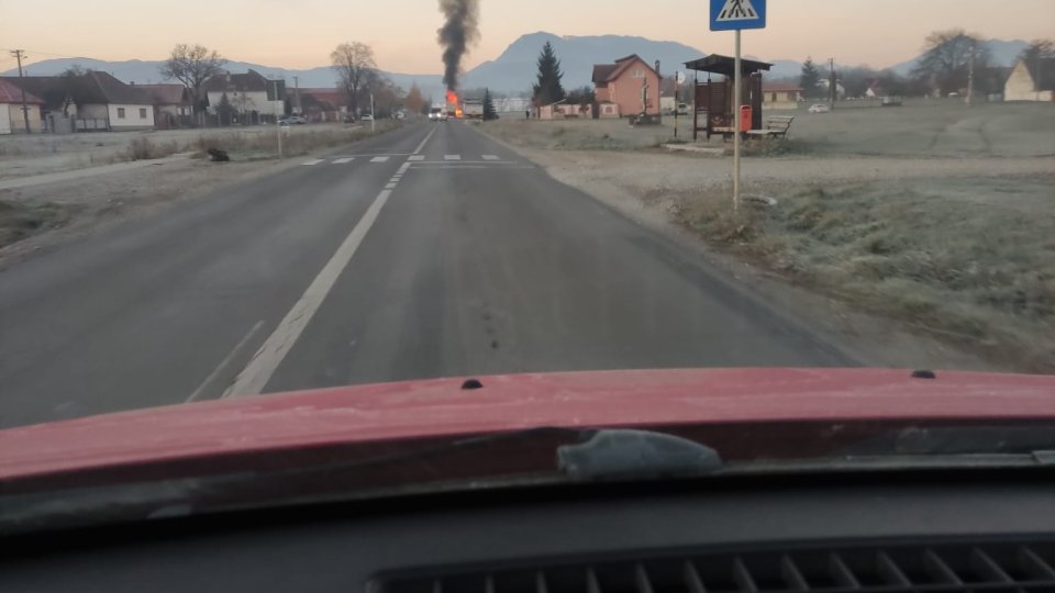 Incendiu la Cărpiniş | Foto-video