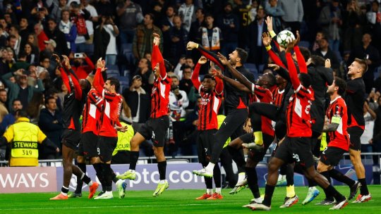 Fotbal: Victorie surprinzătoare pentru AC Milan pe terenul celor de la Real Madrid