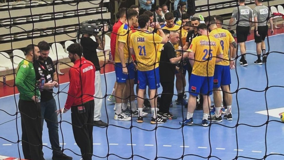 Handbal masculin: România a pierdut primul meci din calificările pentru EURO 2026