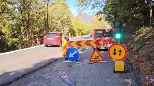 Continuă lucrările pe DN73 între Bran și Fundata