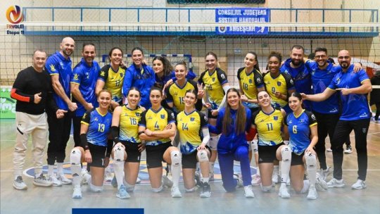 Volei: Corona Brașov a încheiat turul de campionat în Divizia A1 cu un succes în deplasare