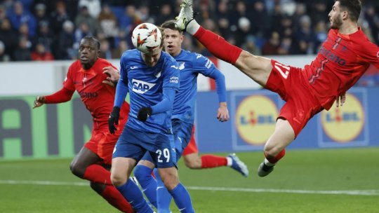 Fotbal: FCSB, egal cu Hoffenheim, în Europa League