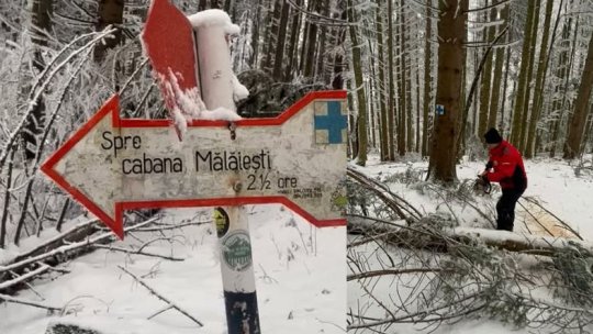 Salvamontiștii din Brașov, acțiune de patrulare în Masivul Bucegi