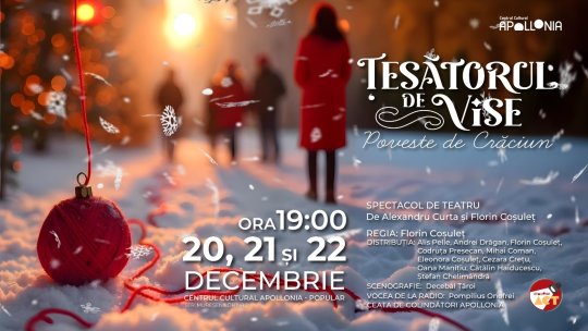 „Țesătorul de Vise - Poveste de Crăciun”, spectacol de teatru la Brașov