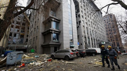 Explozii puternice la Kiev după ce Rusia a lansat opt rachete asupra teritoriului ucrainean
