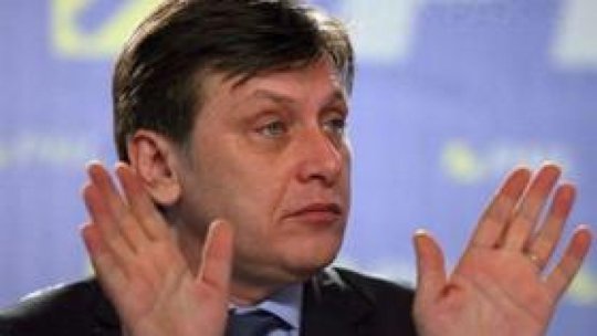 Crin Antonescu, susținut de coaliția pro-europeană la alegerile prezidențiale