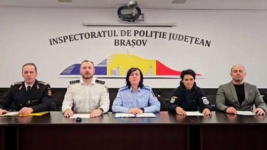 Forțele de ordine sunt prezente în acest Crăciun în toate locurile importante din județ