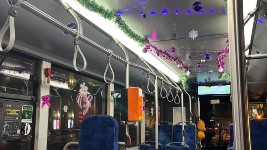 Spiritul sărbătorilor de iarnă și în troleibuz