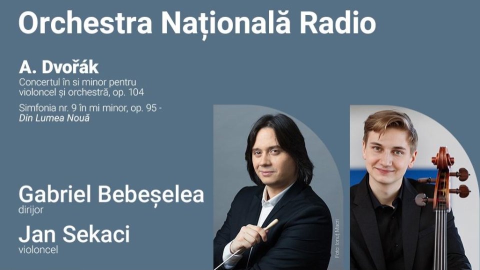Gabriel Bebeșelea dirijează, la Sala Radio, Simfonia "Din lumea nouă" de Dvořák