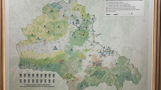 Județul Brașov va avea hartă digitală cu ariile naturale protejate