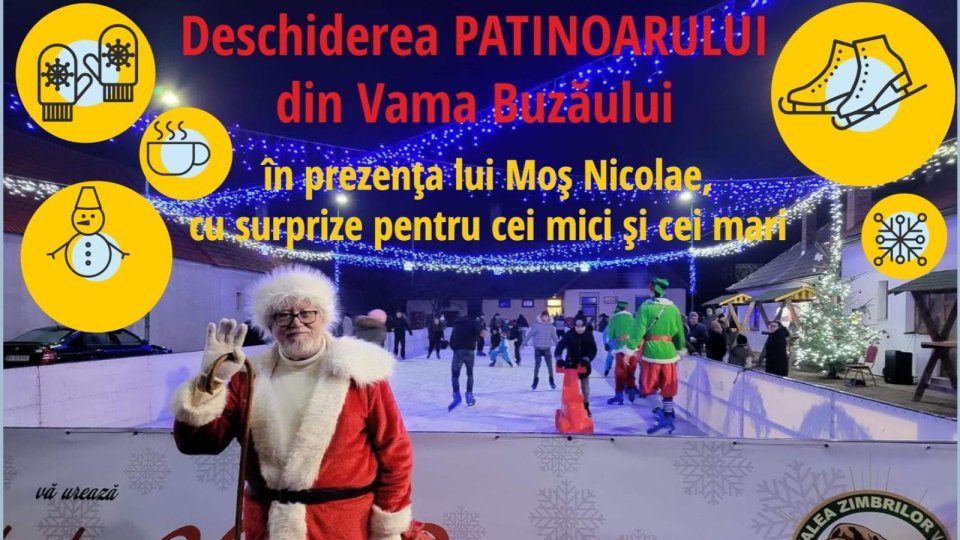 Se deschide patinoarul din Vama Buzăului