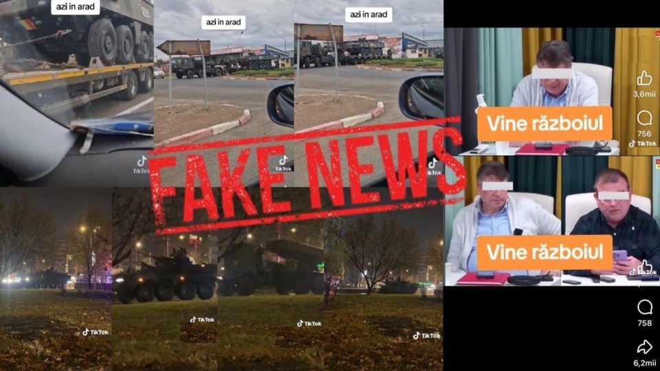 Ministerul Apărării semnalează noi încercări de dezinformare în mediul online, mai ales pe TikTok