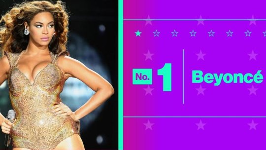 Beyoncé este pe primul loc în topul Billbord al celor mai mari staruri pop din secolul 21