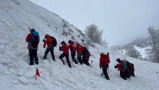 Risc însemnat de avalanșe în Făgăraș, Bucegi și Ceahlău