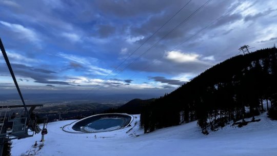 Vreme de primăvară pe pârtiile din Poiana Brașov