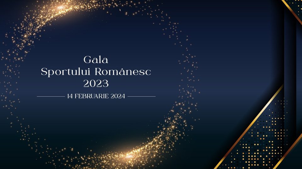 Gala Sportului Românesc, la București, în 14 februarie