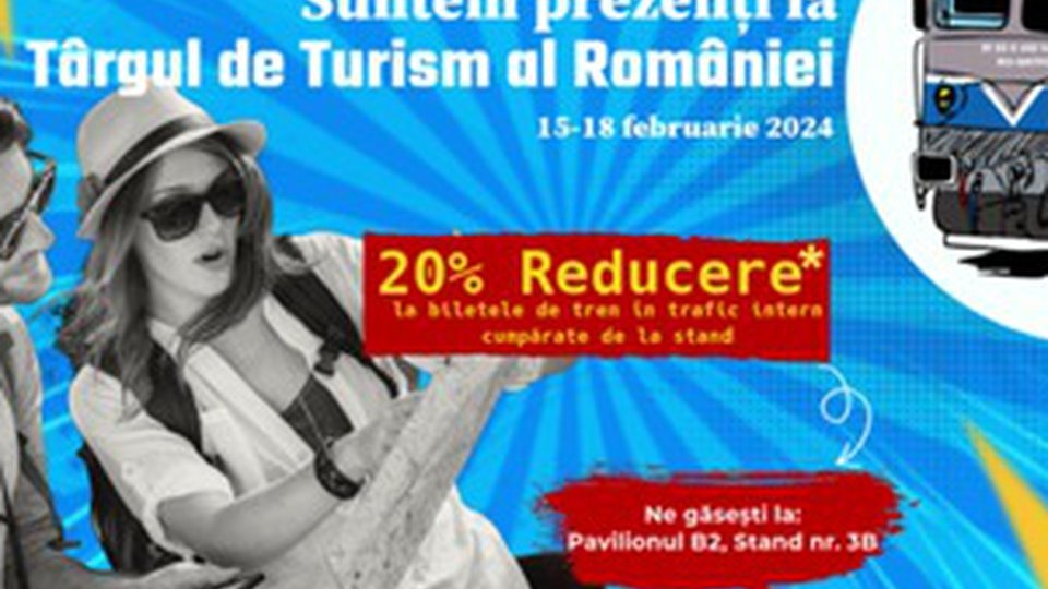 Bilete CFR mai ieftine la Târgul de Turism