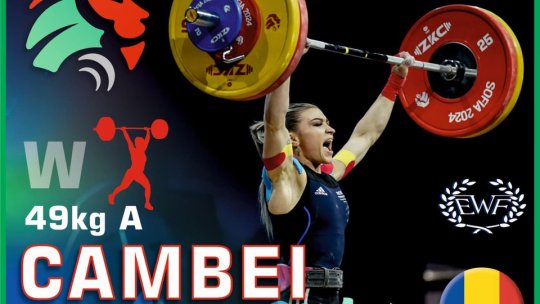 4 medalii câștigate de România la Europenele de haltere