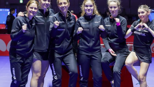 Echipa feminină de tenis de masă a României a învins Serbia