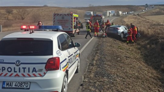 Trafic restricționat pe DN1, între Șercaia și Perșani