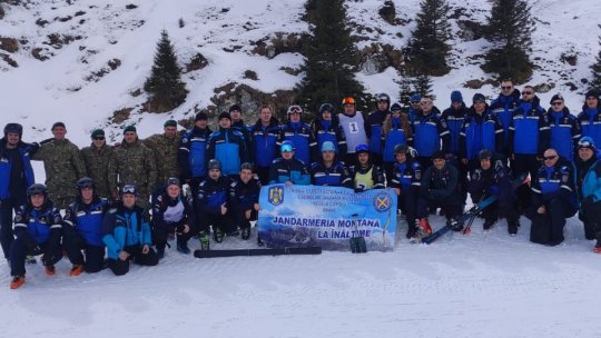 "Viperele Negre", pe podium la "Cupa jandarmeria montană la înălțime"